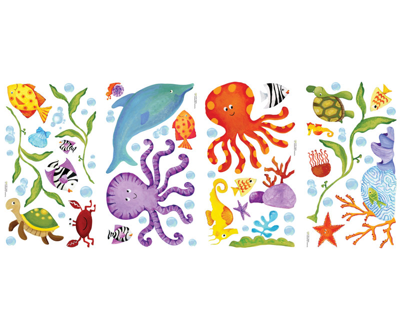 Wallhogs Under the Sea Cutout Wall Decal | Wayfair